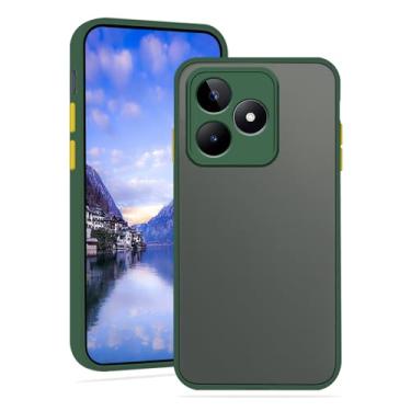 Imagem de Anlalish Compatível com Xiaomi Poco F6 Capa translúcida fosca, capa para celular Xiaomi Poco F6 à prova de choque TPU capa protetora (verde)