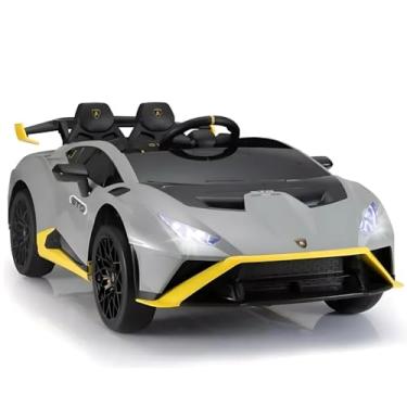 Imagem de Carro Elétrico Infantil Lamborghini Huracán STO Cinza 12V - Shiny Toys