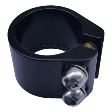 Imagem de Zxpjkyu Grampo de Tubo de Assento, 1,13 Polegadas de Alto Desempenho Instalável Componente Tensor de Bicicleta Grampo de Tubo de Assento, Preto, Tamanho real