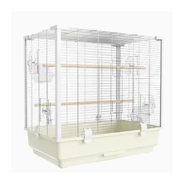Imagem de Gaiola de pássaro grande gaiola de aço inoxidável totalmente horizontal gaiola de papagaio coluna quadrada gaiola de casa de campo de reprodução gaiola de voo