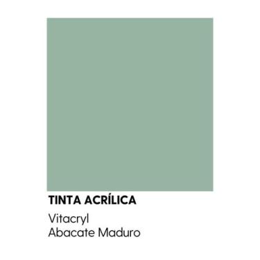 Imagem de Tinta Fosca Premium Verdes - Vitacryl, Abacate Maduro, 3,6 lts