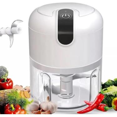 Imagem de Mini Processador Elétrico de Alimentos Recarregável USB Portátil 250ml – UD101