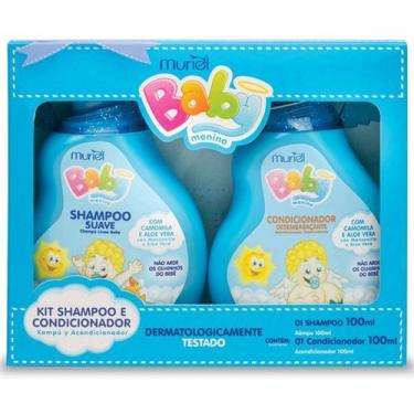 Imagem de Kit Muriel Baby Menino ou Menina. Shampoo 100ml + Condicionador 100m, 