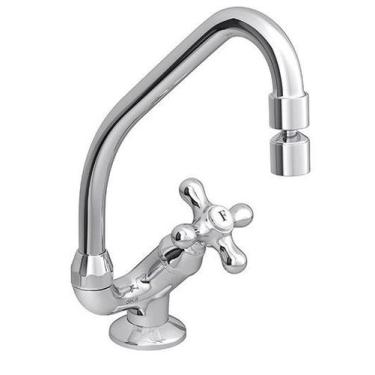 Imagem de Torneira cozinha mesa Deca BELLE EPOQUE Bica movel cromada 1167C52