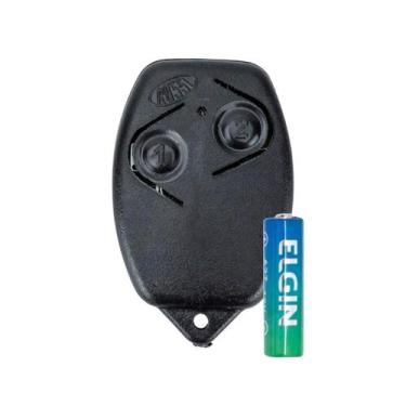 Imagem de Controle Rossi Para Portão Eletrônico hcs  433MHZ Preto