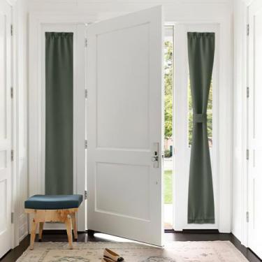 Imagem de Cortinas de porta francesas PONY DANCE com isolamento térmico 30x180cm