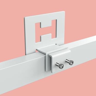 Imagem de MIOIO 6 peças de juntas de colchão antiderrapantes - pega ajustável para moldura de cama/mantém o colchão no lugar/adequado para tubo de 0,5 a 1,4 polegadas de largura, branco/evita que escorreguem