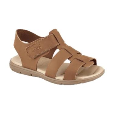Imagem de Sandália Infantil Bibi Basic Sandals Kids Marrom de Tiras 35