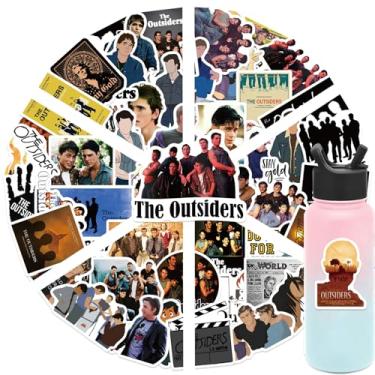 Imagem de 50 peças adesivos The Outsider séries de TV suspense ofertas de filmes de terror adesivos para laptop garrafa de água bicicleta skate bagagem computador snowboard adesivo para crianças adolescentes