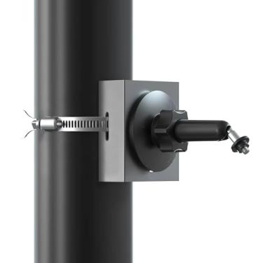 Imagem de Zivif Suporte para câmera externa compatível com Blink XT/XT2 e Blink Outdoor (3ª geração), suporte de poste de câmera de segurança para câmera de trilha ou painéis solares, suporte de parede