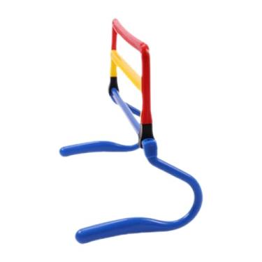 Imagem de Zxpjkyu Barreiras de Agilidade, Equipamento Portátil para Treinamento de Velocidade, 4 Obstáculos de Salto com Altura Ajustável para Adultos, Treinamento de B, Multicolorido