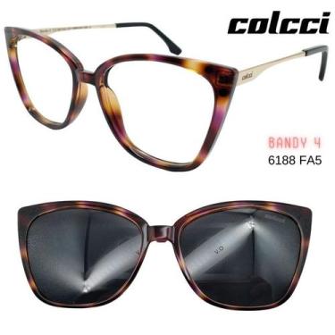 Imagem de Armação de Grau Colcci Bandy 4 6188 com 1 clipon FA5, Fa5