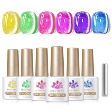 Imagem de Esmalte de unhas Born Pretty Cat Magnetic Eye Gel 6 unidades