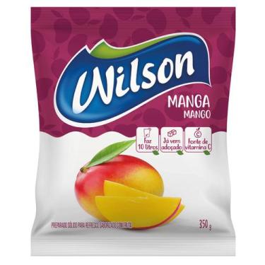 Imagem de Refresco Suco em Pó Wilson Sabor Manga 1 Sachê Unitário de 350g Adoçad