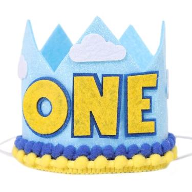 Imagem de VAVAYAO Toy Story 1st Birthday Party Hat - Red and Yellow Costume Headwear, Perfect Photo Prop for Babies and Toddlers