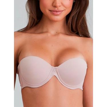 Imagem de Sutiã sem alça Nayane ST 01 07 0001 Com Bojo e Aro Poliamida T. P/40 G