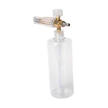 Imagem de Generic Pulverizador de pressão, gerador de espuma de limpeza, bico ajustável manual, lança de espuma de neve, pulverizador de água para gramado, quintal,
