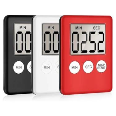 Imagem de Timer Digital Cronômetro Imã Cozinha, Treino ou Academia