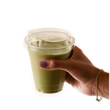 Imagem de [Pacote com 25] Copos de 400 ml | Copos de café gelado para levar e beber tampas | Smoothie frio | Copos de plástico com tampas para gole | Copos descartáveis de plástico transparente para animais de