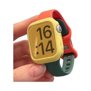 Imagem de Conjunto De Pulseira De Silicone E Capa Protetora Para Apple Watch 38-