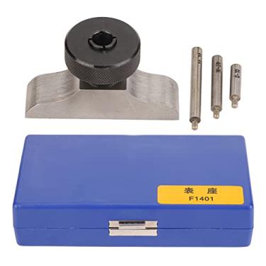 Imagem de Base do Comparador de Profundidade Feita de Aço Inoxidável Endurecido para Medições Precisas Com 3 Hastes de Extensão, Adequada para Oficinas e Profissionais (Aço inoxidável 2)