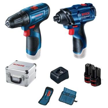 Imagem de Parafusadeira / Furadeira+Chave Impacto 12V Bosch Biv, Bivolt