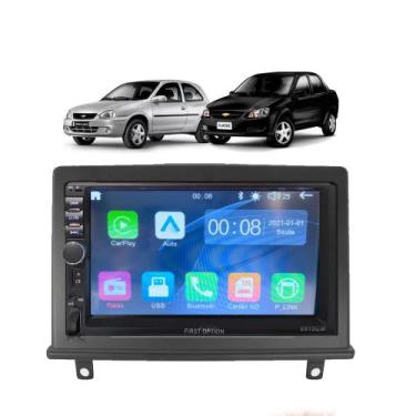 Imagem de Kit Multimídia Corsa Classic 7 Pol CarPlay AndroidAuto - 7810HCPAA Fir