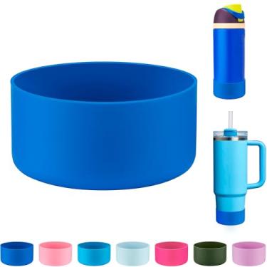 Imagem de Soledea Bota de silicone para garrafa de água infantil Owala 473 g/396 g, capa de garrafa de água antiderrapante compatível com Stanley de 590 a 1,134 g para Hydro Flask de 350 a 680 g