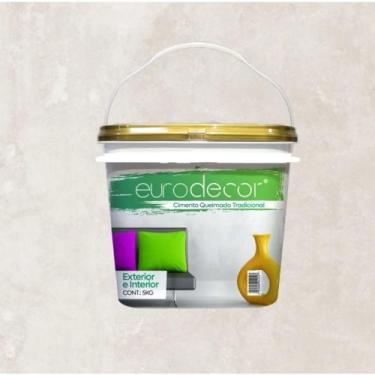 Imagem de Cimento Queimado Pronto Eurodecor 5kg, Cinza Crômio