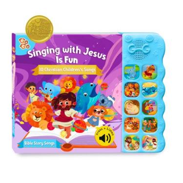 Imagem de Livro musical GO GO Bible Story Songs para crianças de 1 a 5 anos