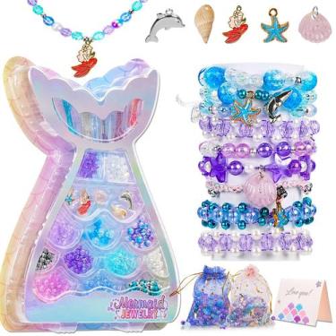 Imagem de Kit de artesanato artístico Danvren Mermaid para fabricação de joias c