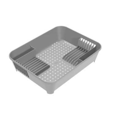 Imagem de Escorredor de Louças 14 Pratos Coza Basic Cinza Frio Brinox - 10848/04