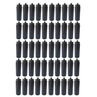 Imagem de Kit 50 Squeeze Tipo Gatorade 800ml - Sem marca, Preto