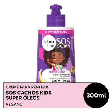 Imagem de Creme para Pentear Salon Line S.O.S Cachos Kids 300 ml Super Óleos