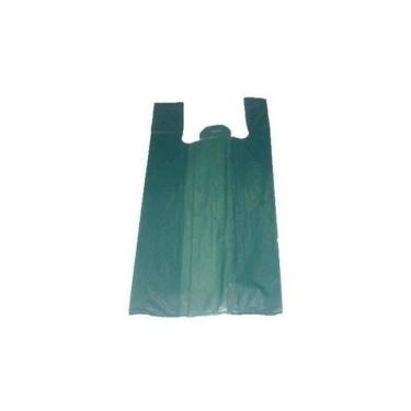 Imagem de Sacola Reciclada 50 X 70 Verde Pacote Com 1 Kg 60 Unidades