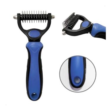 Imagem de Desembolador de Pelos Longos para Cachorro Gato Pet Escova Pente Rake Pet Shop Groomer Simples e Duplo