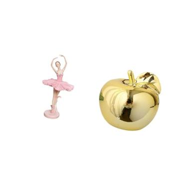 Imagem de Fenteer Estatueta de Bailarina em Resina, Escultura de, Frutas, Cerâmica, Decoração, Coleção, Artesanato, Novidade, Lembrança, Presente, Ornamento Deli