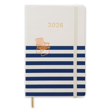 Imagem de Planner 2026 Plage - Com páginas pontilhadas - Visão mensal e semanal - Capa Dura 13x20cm