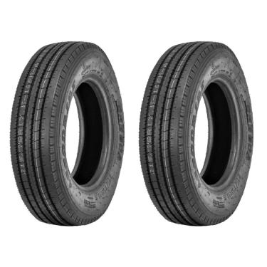 Imagem de Kit 2 Pneus 215/75R17.5 Liso 16 Lonas 135/133J CR960A Goodride