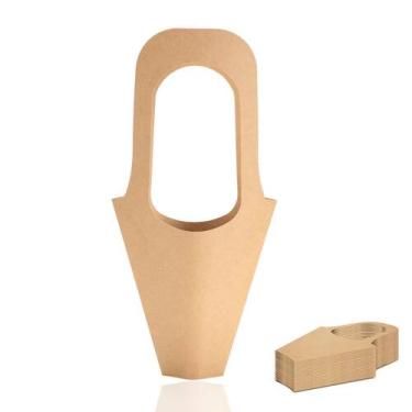 Imagem de Sacos de presente de papel de embrulho de flores Enorteen Kraft Paper 