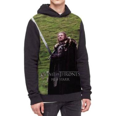 Imagem de Moletom Com Capuz Game Of Thrones Ref:206 - smoke, Preto, G