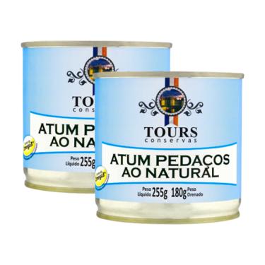 Imagem de Kit 2X: Atum Pedaços ao Natural Tours 255g