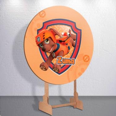 Imagem de Capa p/ Painel Festa Decoração Infantil Patrulha Dog Salvadoral Redond