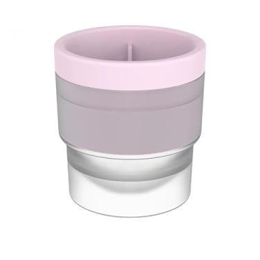 Imagem de Forma De Gelo Redonda Esférica Molde Bola Esfera Bebida Whisky Bar Silicone Drink(Rose,2)