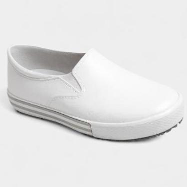 Imagem de Tênis Profissional Soft Works BB80 Antiderrapante Trabalho Unissex - Branco e Cinza - 37-Unissex