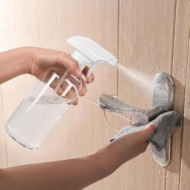 Imagem de Frascos de spray, 200 ml/191.6 g frasco de plástico vazio recarregável com escala e bocal ajustável (modo pulverizador e stream), pulverizador para soluções de limpeza, irrigação de plantas, óleo de