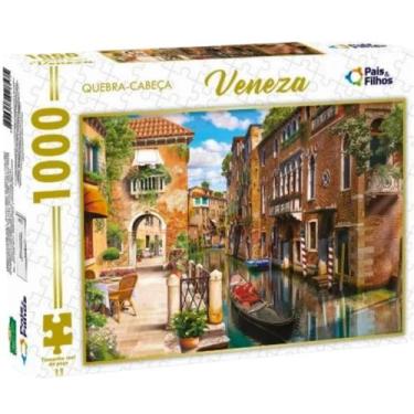 Imagem de Quebra Cabeça Veneza 1000 Peças - PAIS & FILHOS