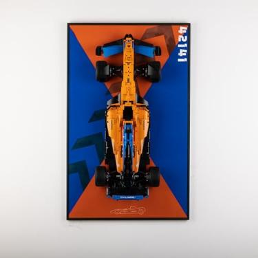 Imagem de Nitemode Display Wallboard Compatible with Lego Technic Ferrari Model Car Kit Building Set 42141(No Model)