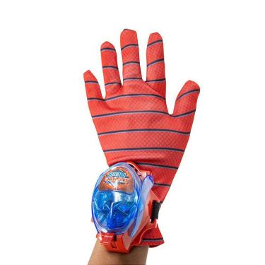 Imagem de Luva Lançador Disco Aranha Brinquedo Presente Menino Com Som