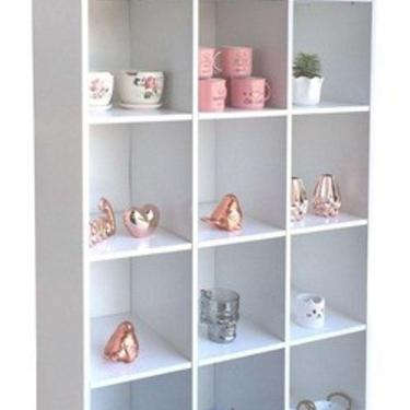 Imagem de Expositor de Roupas Provador Arara Magia 9 Peças Branco